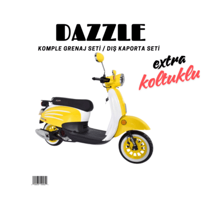 Arora Dazzle Sarı Beyaz Grenaj Seti 16 Parça + Koltuklu